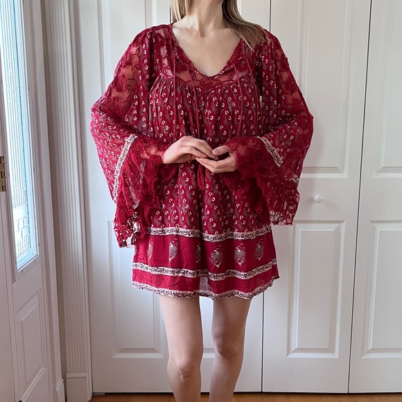 Free People Floral Print Tunic - Picture 2 of 10